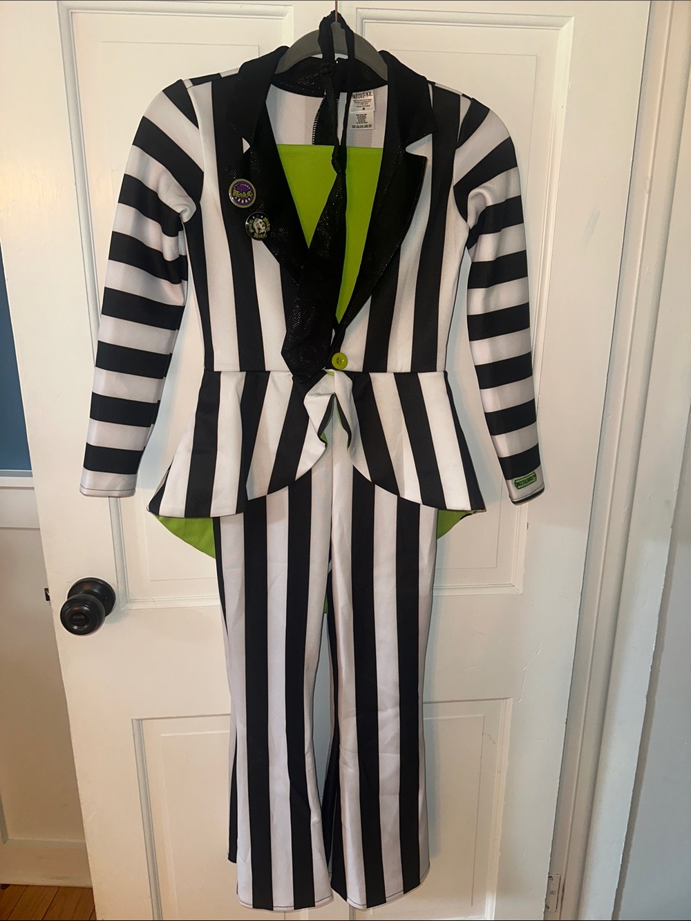 Beetlejuice costume from Spirit Halloween